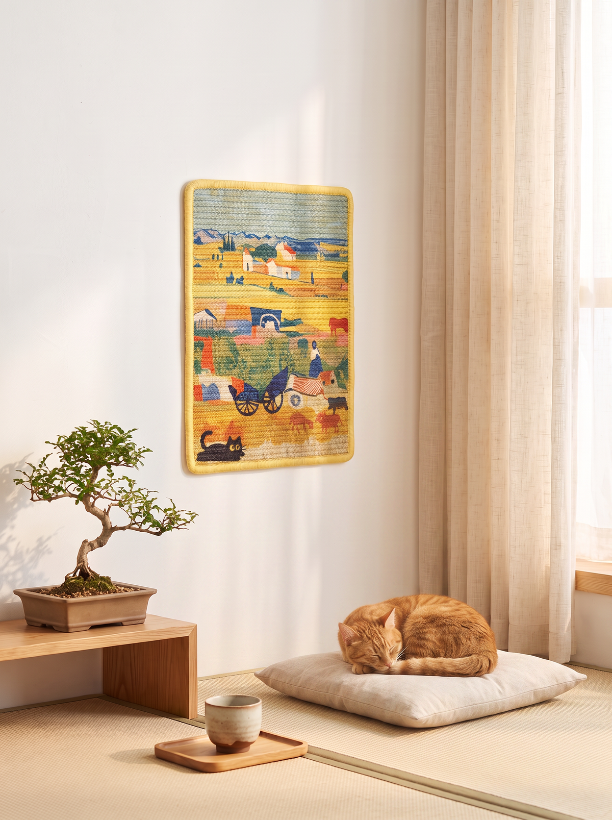 Harvest Gold Sisal Cat Scratcher