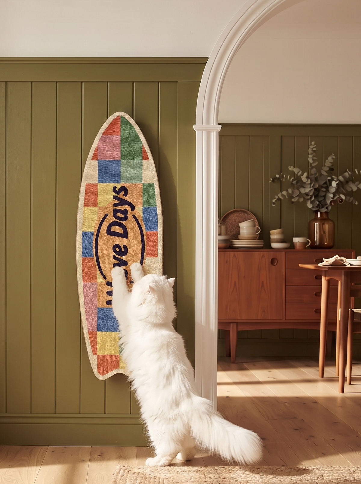 Wave Days Sisal Cat Scratcher
