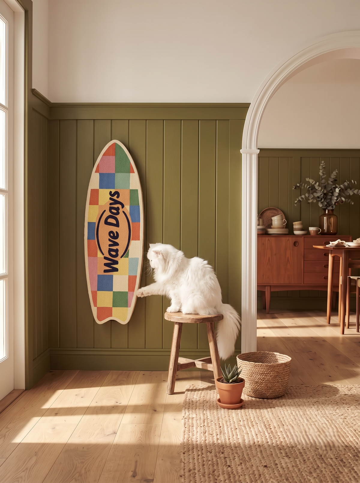 Wave Days Sisal Cat Scratcher